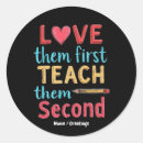 Search for love teaching stickers First day of school