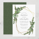 Search for geometric bridal shower invitations Green