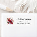 Search for red cardinals return address labels Elegant