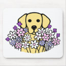 Search for yellow labrador mouse mats Flowers
