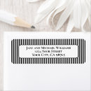 Search for chic stripes return address labels Vintage