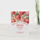 Search for summer 1st birthday invitations Strawberries