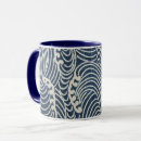 Search for japanese pattern mugs Blue