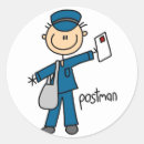 Search for postal worker stickers Postman