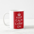 Search for keep calm and drink mugs Carry on
