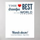 Search for best father ever posters Grandfather