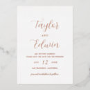 Search for gold foil save the dates Contemporary