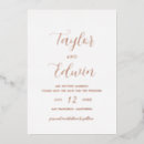 Search for rose gold save the dates Minimalist