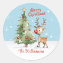 Search for whimsical tree stickers Merry christmas