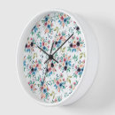 Search for flower pattern clocks Flowers