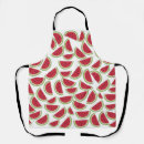 Search for watermelon pattern aprons Green