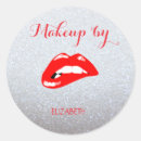 Search for red lip stickers Cosmetologist