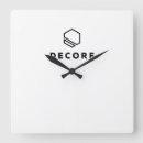Search for acrylic clocks Square