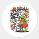 Search for christmas funny frog stickers Still
