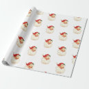 Search for retro santa wrapping paper Design