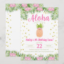 Search for pineapple birthday invitations Tropical