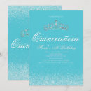 Search for aqua quinceanera invitations Teal