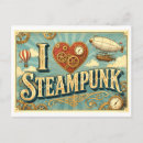 Search for steam punk postcards Illustration