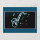 Search for saxes postcards Black