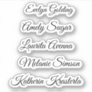 Search for cursive handwriting stickers Stylish