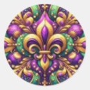Search for vintage fleur de lis stickers Gold