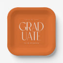 Search for graduation party plates Black