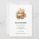 Search for pumpkin save the dates Leaves