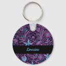 Search for neon blue key rings Purple