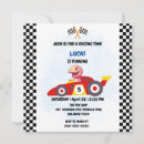 Search for pink car birthday invitations Race