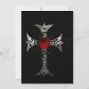 Search for gothic cross invitations Roses