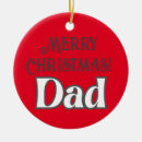 Search for dad to be christmas tree decorations Red