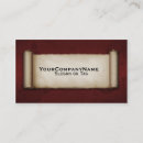Search for scroll business cards Old
