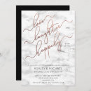 Search for marble rehearsal dinner invitations Typography