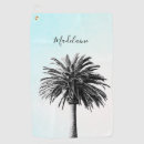 Search for palm tree golf towels Blue