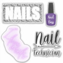 Search for nail technician stickers Spa