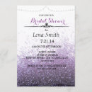 Search for couples bridal shower invitations Purple
