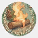 Search for solstice round stickers Winter