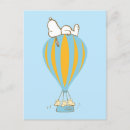 Search for hot air balloon postcards Snoopy