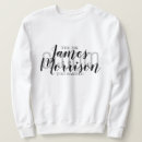 Search for just married hoodies Black and white