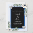 Search for navy blue silver white wedding invitations Heart