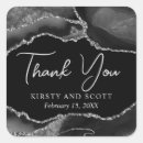 Search for black glitter wedding stickers Thank you