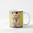 Search for good fortune cat mugs Luck