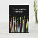 Search for funny cake joke cards Over the hill