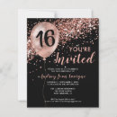 Search for happy 70th birthday invitations Black