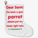 Search for parrot christmas stockings Cute