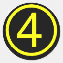 Search for number four stickers Symbol