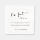 Search for fun fact wedding napkins Cocktail