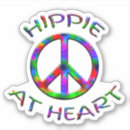 Search for hippie symbols stickers 1960s