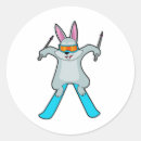 Search for ski bunny stickers Funny
