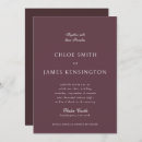 Search for mauve wedding invitations Traditional